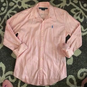 Women’s Ralph Lauren button up, long sleeve size 6